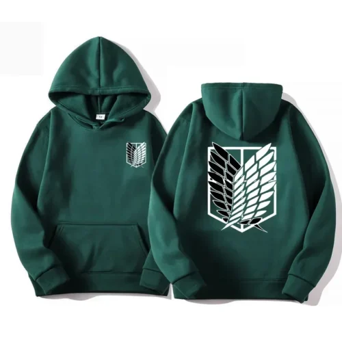 kf-S0f046b4ab1c144f29e6f824281dd5999P Sudadera con Capucha de Anime Japonés Attack on Titan para Hombre, Primavera Otoño, Informal, Sudadera con Capucha