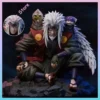 Figura de acción de 16cm, postura sentada, modelo Jiraiya, estatua, adorno, juguetes para niños, regalo de cumpleaños