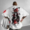 Camiseta Itachi Uchiha  para hombre, camiseta con estampado de Anime a la moda, camiseta estampada de algodón de verano de alta calidad