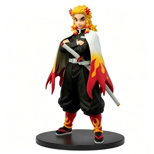 kf-S65faad98e8cb4d09a762864b92a0a864n Figura de Rengoku Kyoujurou de 15 cm, Kimetsu No Yaiba, Figura de Acción de Anime, Decoración de Colección, Regalo de Cumpleaños, Muñeco Versión Q, Juguete de PVC