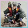 Figura de acción de 16cm, postura sentada, modelo Jiraiya, estatua, adorno, juguetes para niños, regalo de cumpleaños