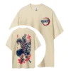 Camiseta de Anime Demon Slayer: Kimetsu No Yaiba 2026, Unisex, Cuello Redondo, Algodón, para Hombre y Mujer, Moda Verano, Estilo Urbano
