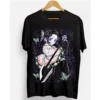 kf-S931d2041309941c3aa38505eef81556be Shinobu Kocho-Camiseta de algodón puro para verano, camisa holgada informal americana con estampado de Anime, camisa de manga corta para padres e hijos, 2026