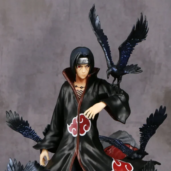 kf-S9d6f7bae626a46ccb574274dea397148p Estatua Popular de Uchiha Itachi, modelo de Anime, adorno de decoración del hogar, regalo, 28cm