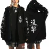 kf-Sab245512a6b949a99a0adc88a2b39d70J Sudadera con capucha de Anime Attack on Titan con cremallera, abrigo, ropa Unisex, Sudadera con capucha de otoño, Sudadera con capucha de moda,