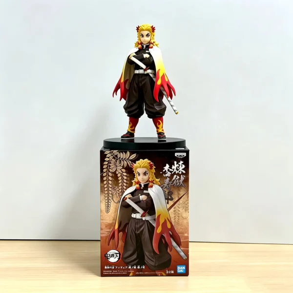 kf-Saf1ed870e4724df99ff07976842d0dc1C Figura de Rengoku Kyoujurou de 15 cm, Kimetsu No Yaiba, Figura de Acción de Anime, Decoración de Colección, Regalo de Cumpleaños, Muñeco Versión Q, Juguete de PVC