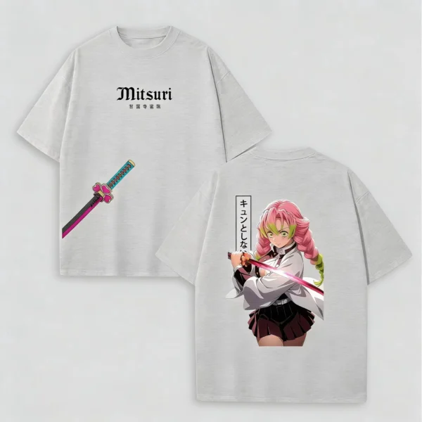 kf-Sb5a0ec8b74d54100b72317e6476c0b15X Camiseta con estampado de Anime Demon Slayer, Mitsuri, novedad de 2026
