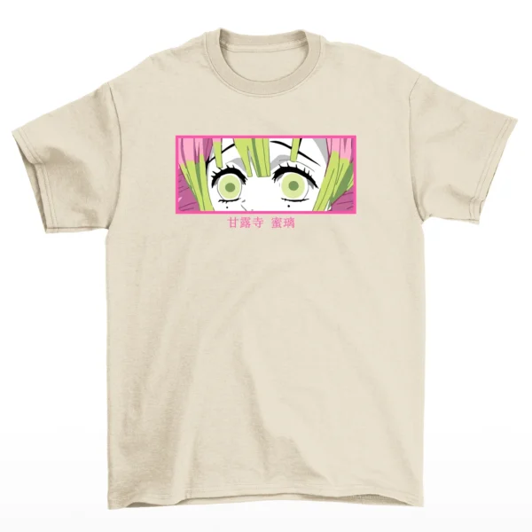 Camiseta de algodón estilo retro americano para adultos y niños, estilo Demon Slayer, estilo dulce y moderno, estilo Harajuku Y2K de Mitsuri Kanroji.