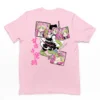Camiseta de algodón estilo retro americano para adultos y niños, estilo Demon Slayer, estilo dulce y moderno, estilo Harajuku Y2K de Mitsuri Kanroji.
