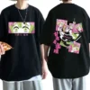 Camiseta de algodón estilo retro americano para adultos y niños, estilo Demon Slayer, estilo dulce y moderno, estilo Harajuku Y2K de Mitsuri Kanroji.