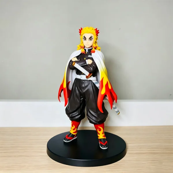 kf-Sfa0c2d0b68e944e1b41f9b0bd5a63d5cy Figura de Rengoku Kyoujurou de 15 cm, Kimetsu No Yaiba, Figura de Acción de Anime, Decoración de Colección, Regalo de Cumpleaños, Muñeco Versión Q, Juguete de PVC